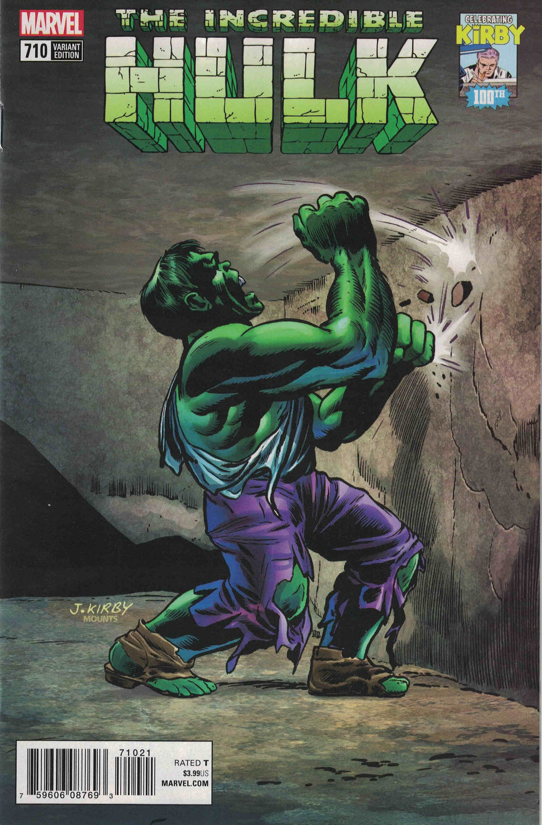 INCREDIBLE HULK #710 KIRBY 100TH VAR LEG