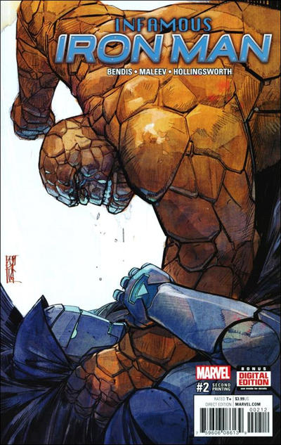 INFAMOUS IRON MAN #2 2ND PTG MALEEV VAR