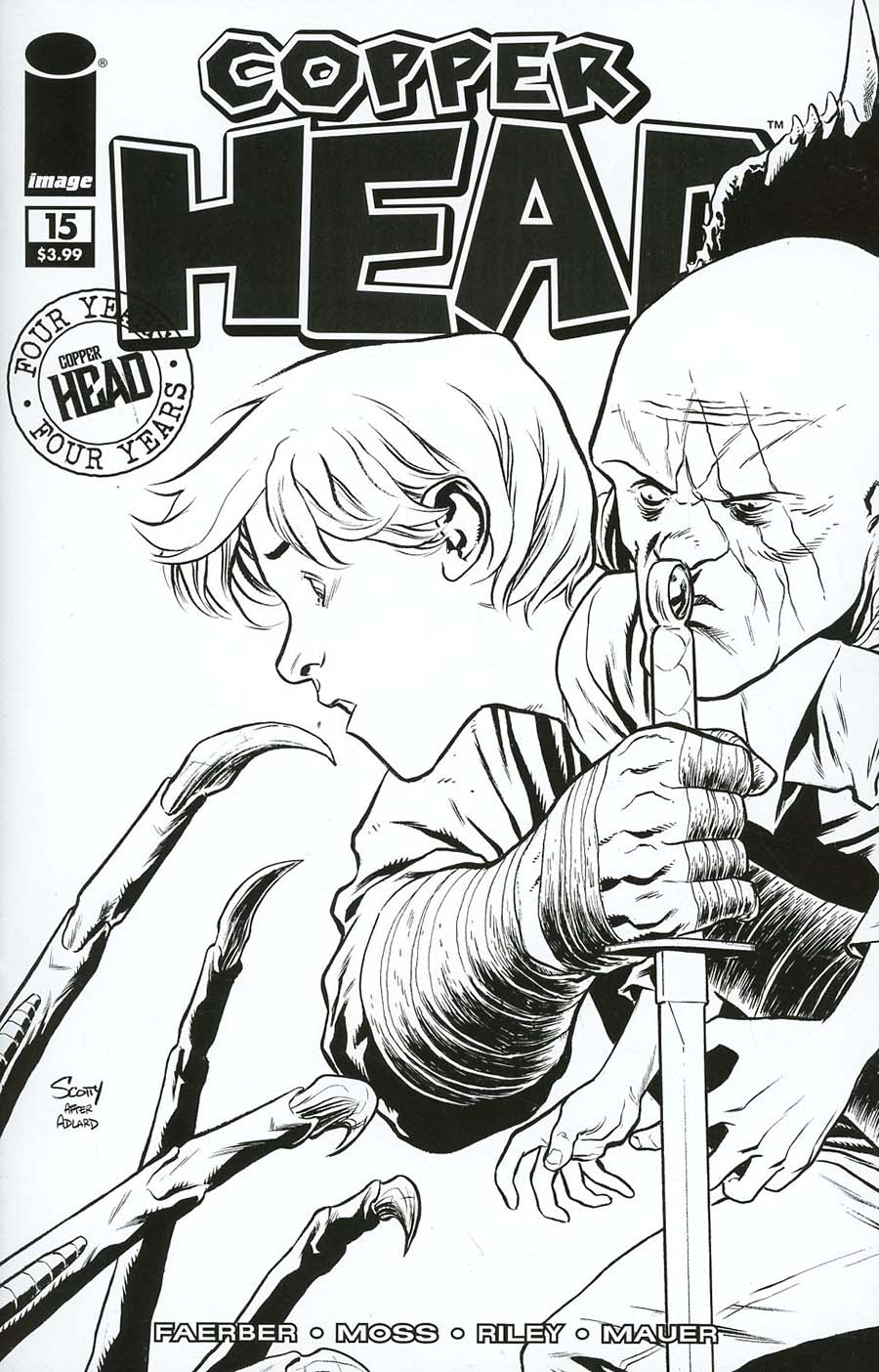 COPPERHEAD #15 CVR C B&W WALKING DEAD #58 TRIBUTE VAR