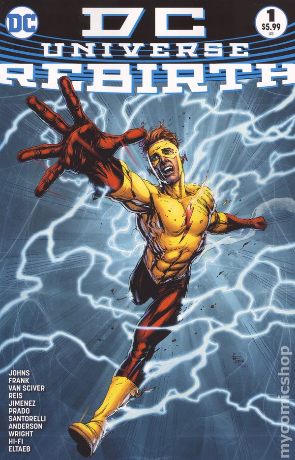 DC UNIVERSE REBIRTH #1 3RD PTG