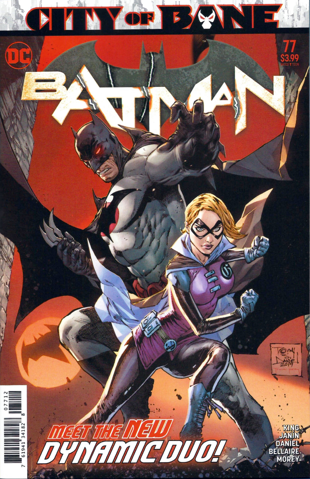 BATMAN #77 YOTV DARK GIFTS 2ND PRINT VAR.