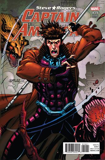 CAPTAIN AMERICA STEVE ROGERS #19 X-MEN CARD VAR SE