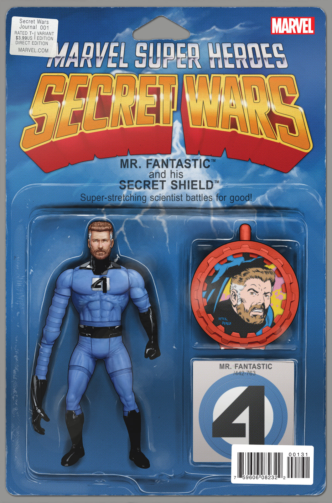 SECRET WARS JOURNAL #1 (OF 5) ACTION FIGURE VAR SWA