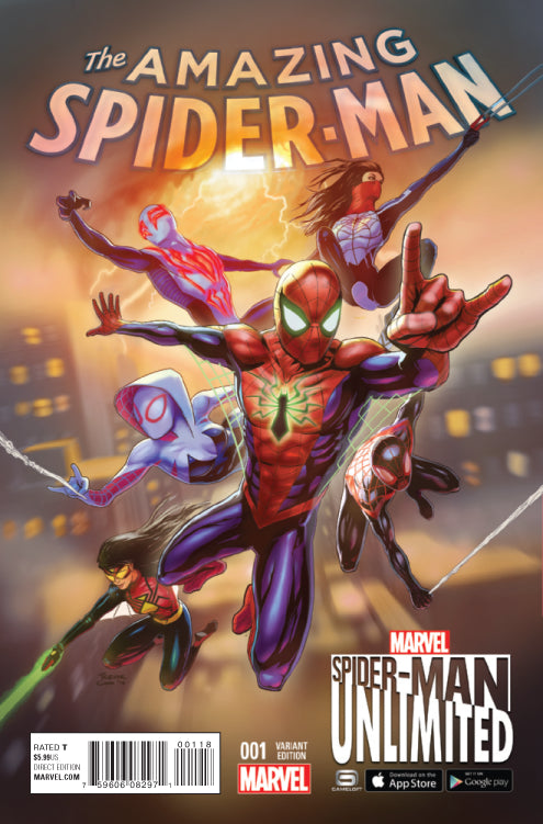 AMAZING SPIDER-MAN #1 SPIDER-MAN UNLIMITED GAME VAR