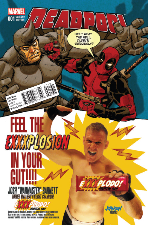 DEADPOOL #1 JOHNSON CANDY VAR