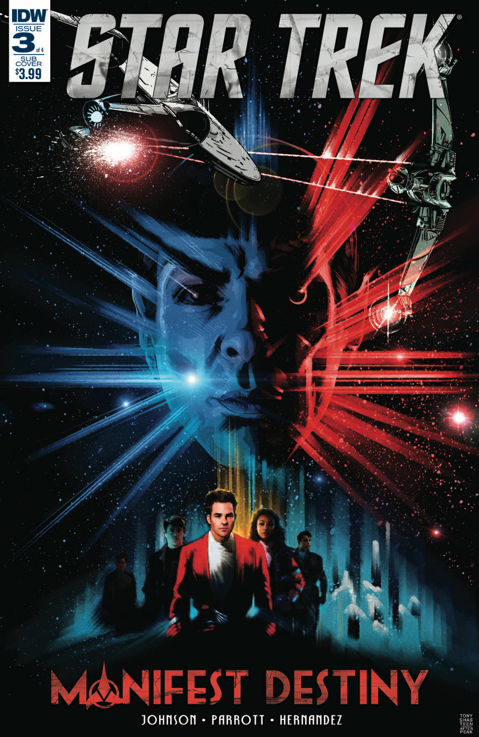 STAR TREK MANIFEST DESTINY #3 (OF 4) SUBSCRIPTION VAR