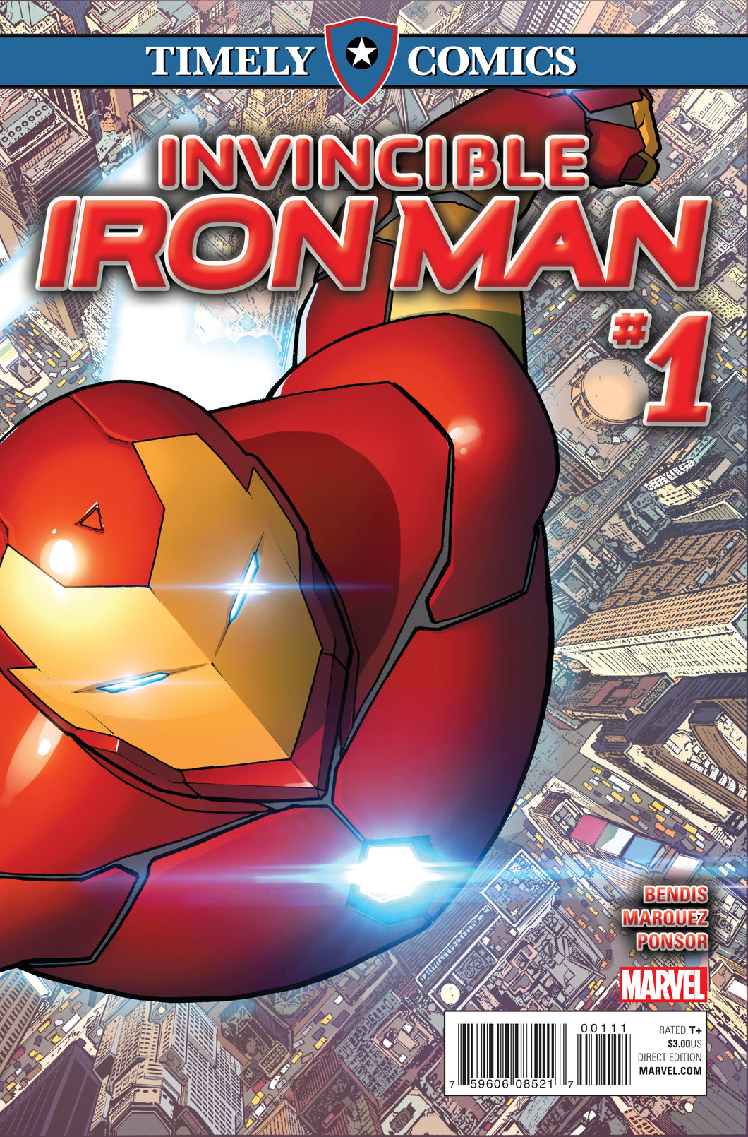 TIMELY COMICS INVINCIBLE IRON MAN #1