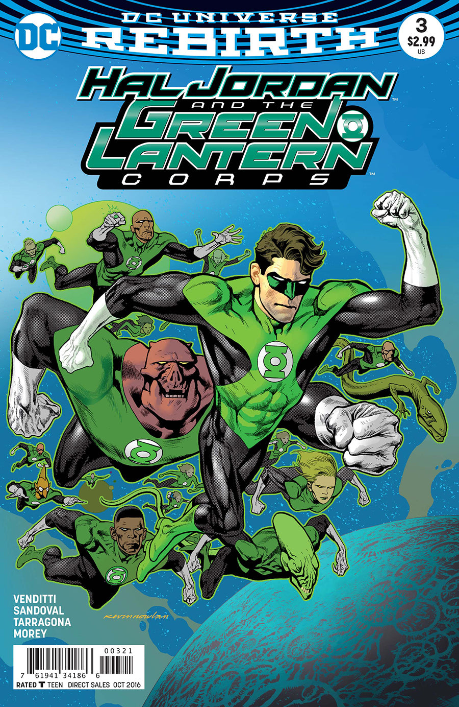 HAL JORDAN AND THE GREEN LANTERN CORPS #3 VAR ED