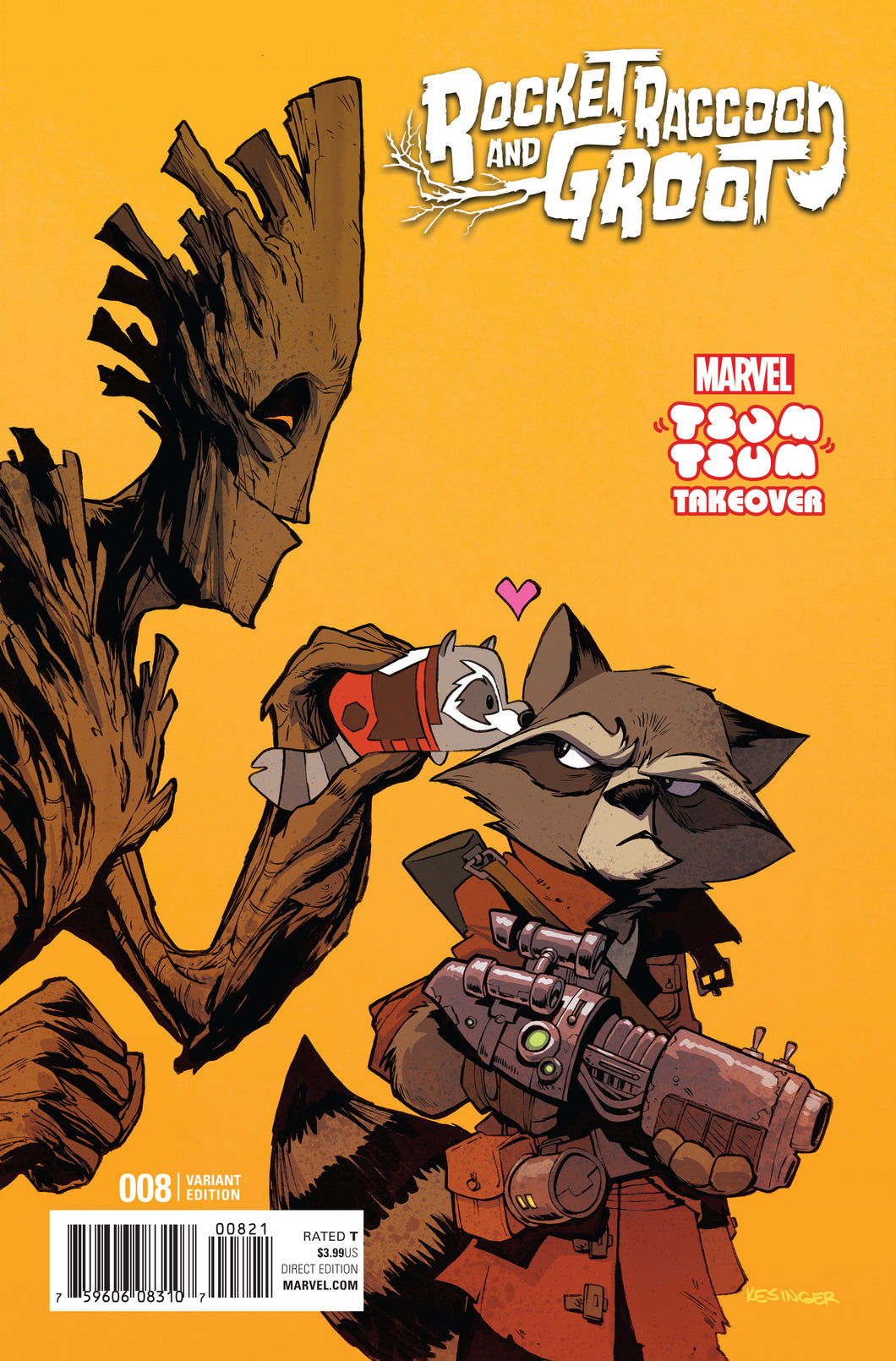 ROCKET RACCOON AND GROOT #8 KESINGER TSUM TSUM VAR CW2