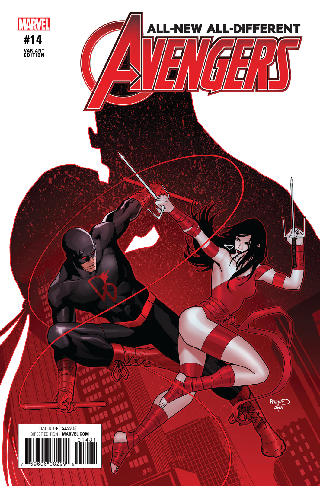 ALL NEW ALL DIFFERENT AVENGERS #14 DEFENDERS VAR CW2