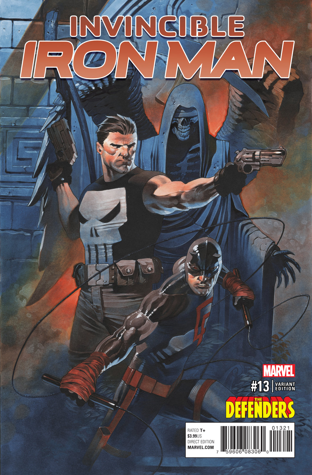 INVINCIBLE IRON MAN #13 DEFENDERS VAR CW2