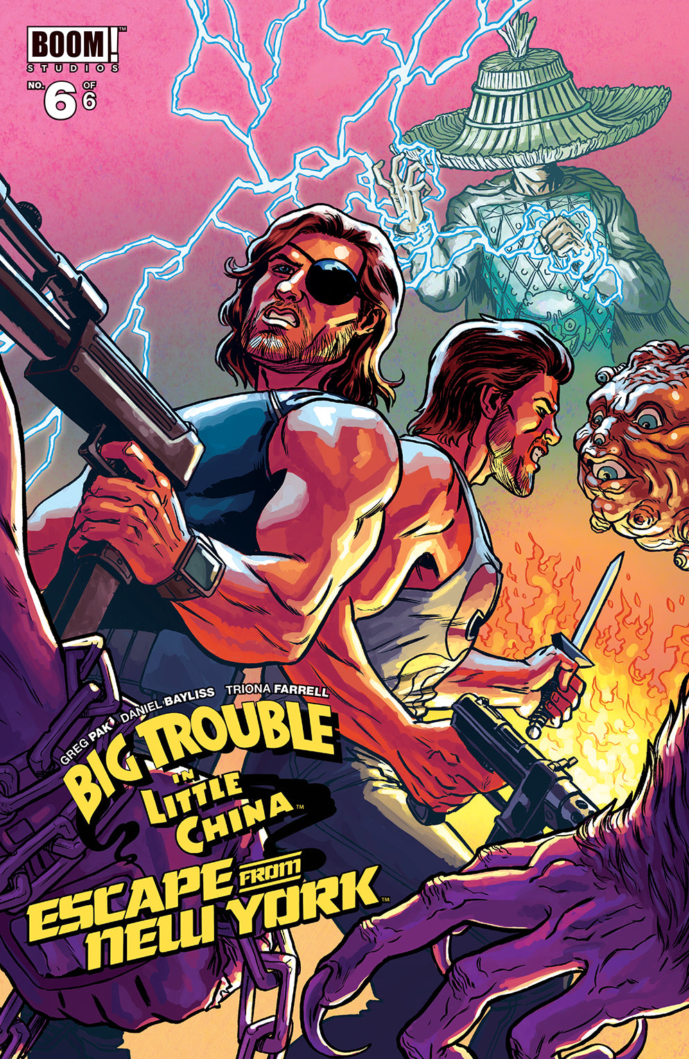 BIG TROUBLE LITTLE CHINA ESCAPE NEW YORK #6 SUBSCRIPTION BRO