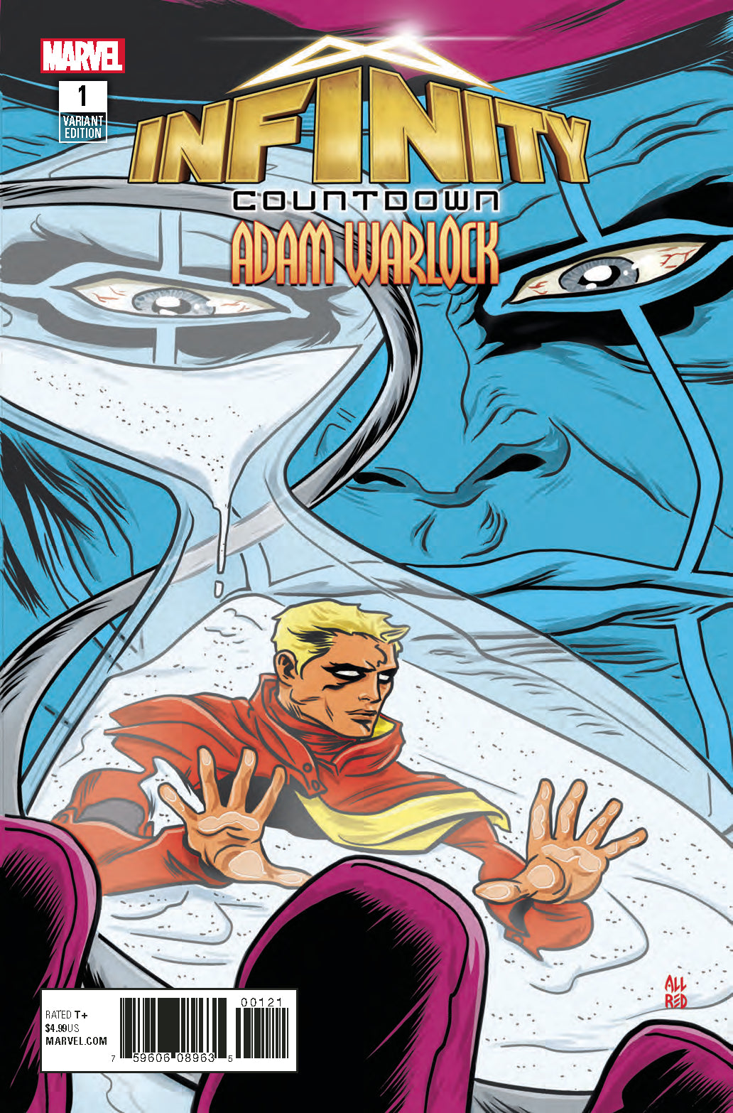INFINITY COUNTDOWN ADAM WARLOCK #1 ALLRED VAR LEG