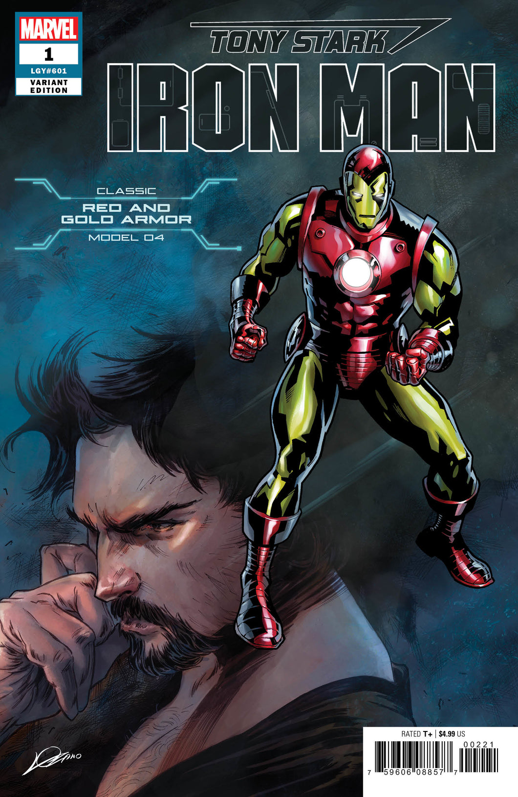 TONY STARK IRON MAN #1 CLASSIC ARMOR VAR