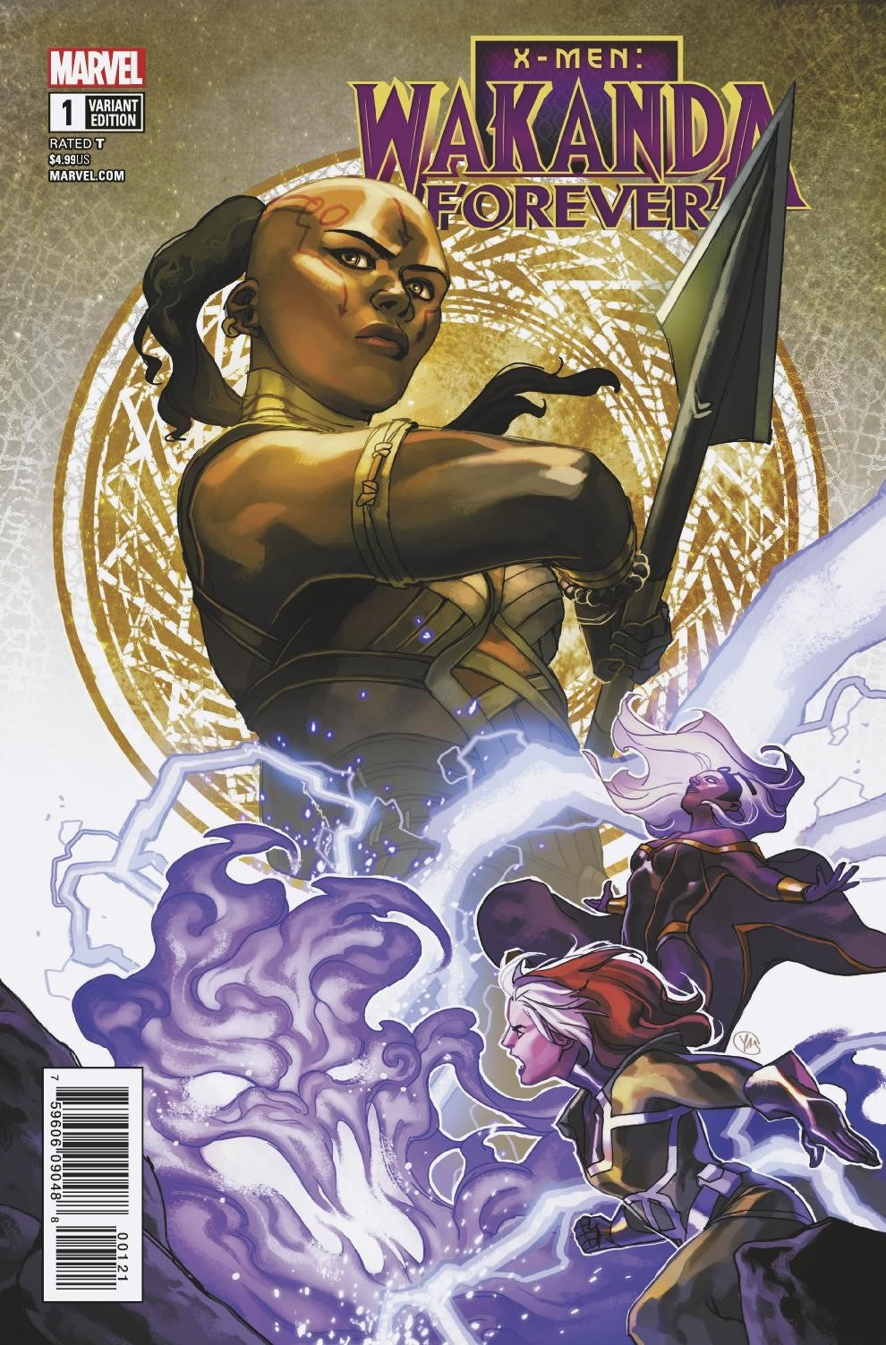 WAKANDA FOREVER X-MEN #1 CONNECTING VAR