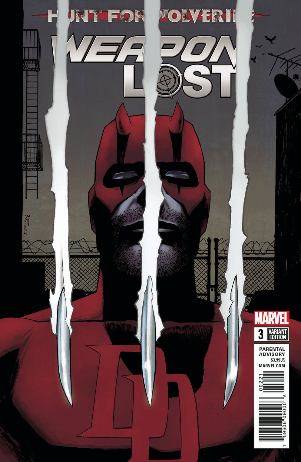 HUNT FOR WOLVERINE WEAPON LOST #3 (OF 4) SHALVEY VAR