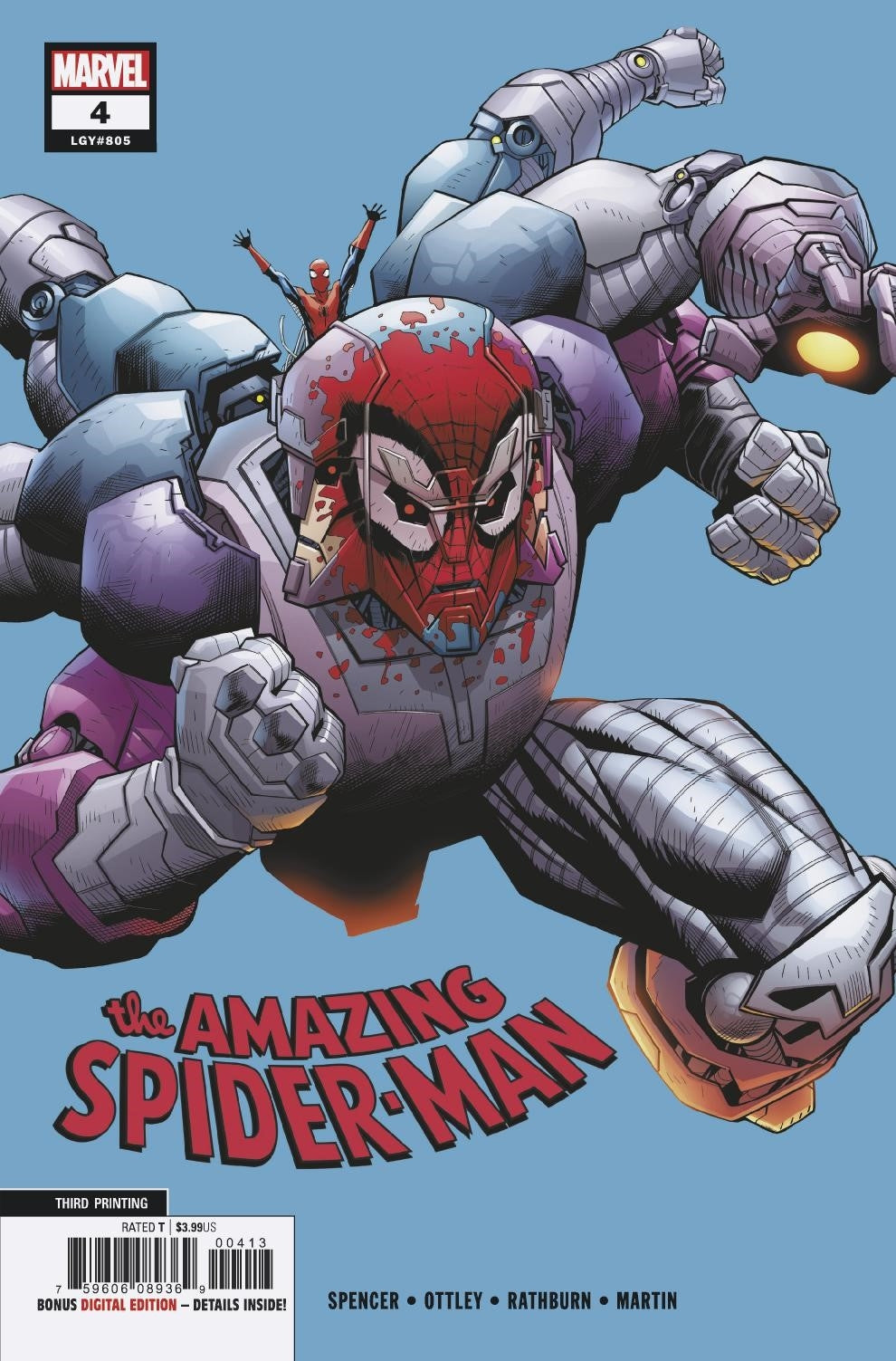 AMAZING SPIDER-MAN #4 3RD PTG OTTLEY VAR