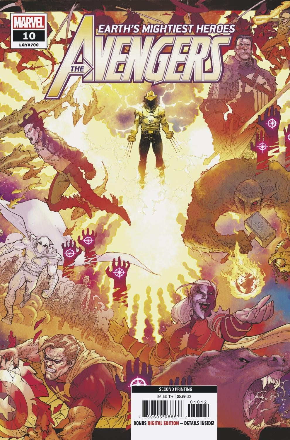 AVENGERS #10 2ND PTG MCGUINNESS VAR