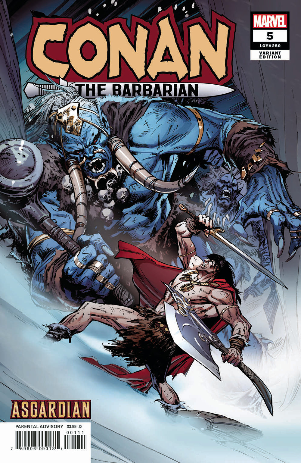 CONAN THE BARBARIAN #5 GUICE ASGARDIAN VAR