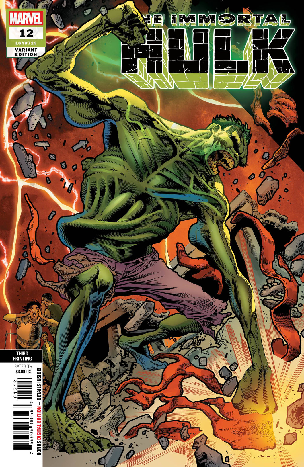 IMMORTAL HULK #12 3RD PTG BENNETT VAR