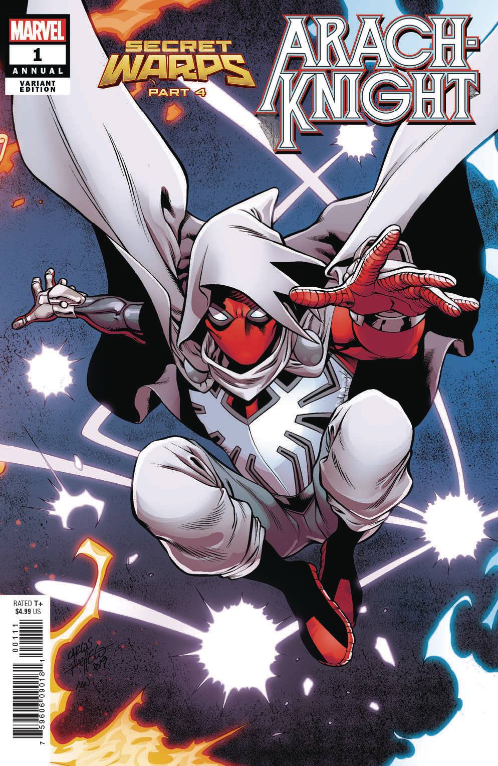 SECRET WARPS ARACHKNIGHT ANNUAL #1 PACHECO CONNECTING VAR