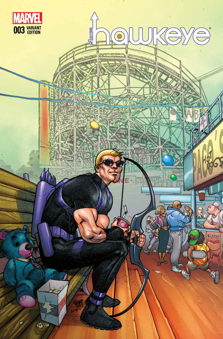 ALL NEW HAWKEYE #3 FERRY NYC VAR