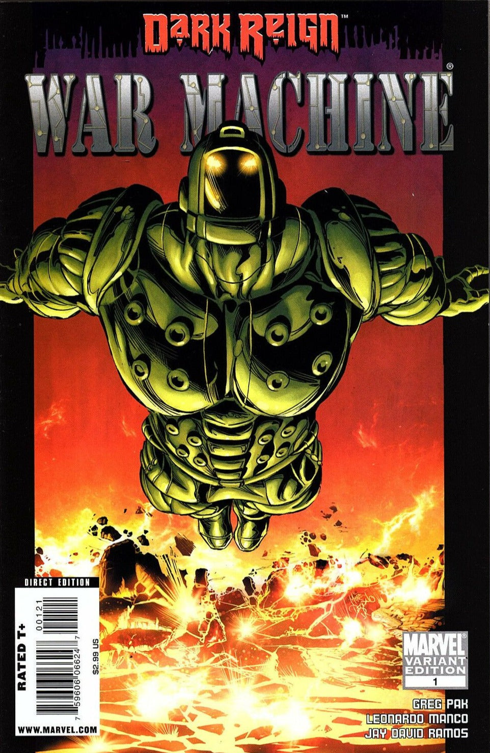 WAR MACHINE #1 VILLAIN VAR DKR