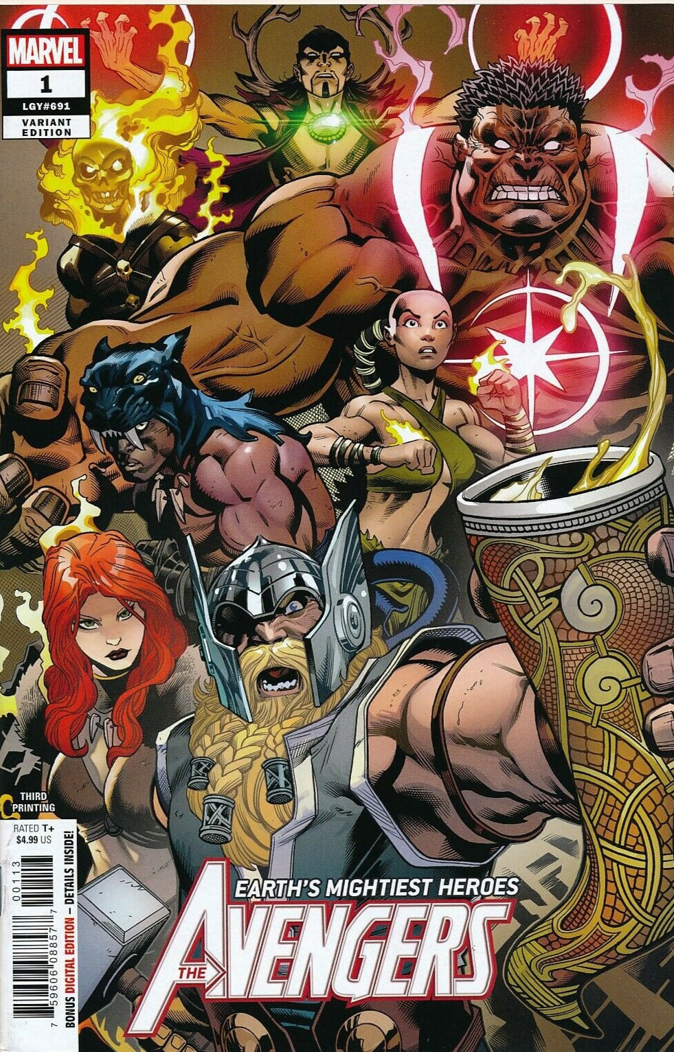 AVENGERS #1 3RD PTG MCGUINNESS VAR