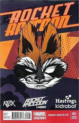 ROCKET RACCOON #1 HASTINGS KIDROBOT VARIANT ANMN